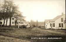 Marlboro VT North Main St. c1910 Real Photo Postcard picture