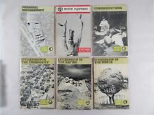 Vintage BSA Lot Of 6 Merit Badge Books Good Condition picture