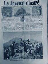 1867 Italy Excavations Pompeii Holy 1 Old Newspaper picture