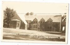 Fayette, MO Missouri old RPPC Postcard, Central College, Swinney Conservatory picture