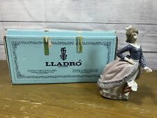 Lladro Girl with Parasol Figurine EVITA #5212 With Original Box picture