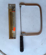 Vintage Great Neck No. 9 Coping Saw Made in USA Plus 3 NOS Parker Blades picture
