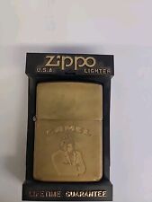 Vintage 1992 Camel Joe Brass Zippo Lighter picture
