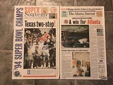 1994 Dallas Cowboys Football Newspaper.  Super Bowl Champions picture