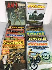 Lot Of Vintage 1970s Popular Cycling Magazine  Dirt Bike Motocross Action picture