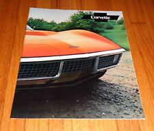 Original 1971 Chevrolet Corvette Sales Brochure Folder Stingray picture