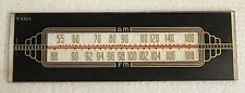 Vintage Unbranded Radio Dial Glass Cover V-5523 In Great Condition Parts picture