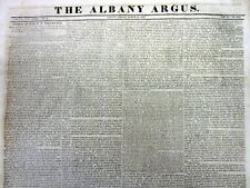 1832 newspaper US SUPREME COURT landmark DECISION Cherokee Indians vs Georgia  picture