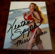 Heather Spytek Playboy Playmate of Month June 2001 signed autographed photo picture