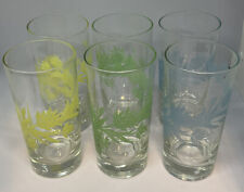 Vintage Pastel Floral Tumblers Swanky Swigs, 6 Pc, 5.5 “ picture