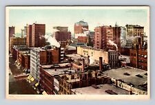 Chicago IL-Illinois, Downtown Scenic View Antique, Vintage Postcard picture