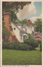 c1930s PC St. George Tucker House, Williamsburg, Virginia VA 5472 picture