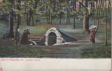 Tuck's Gettysburg, PA Spangler's Spring, Pennsylvania c1910s Postcard UNP 7269a picture