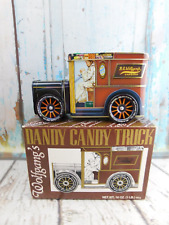 Vtg Wolfgang's Dandy Candy Truck Tin Truck Coin Bank (EMPTY) picture