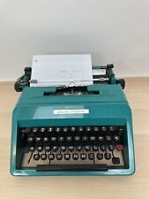Vintage Olivetti Studio 45 Manual Typewriter - Teal Blue picture