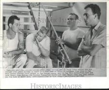 1965 Press Photo Cuban refugees in Key West jailed for boat theft to flee Cuba picture