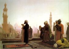 Oil painting Prayer-on-the-Housetops-1865-Jean-Leon-Gerome-Oil-Painting-Prayer-o picture