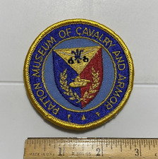 General George Patton Museum of Calvary and Armor Fort Knox Kentucky Round Patch picture
