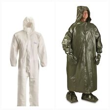 U.S. Mil Indutex Chemical Protection Suit+ 1 PR NBC Gloves + Czech NBC Suit+ picture