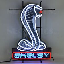 Shelby Cobra Ford OLP Light Car Dealer Garage Neon Sign With Backing 20