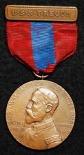 100%% Original Spanish-American War Named Phase I USS Oregon Sampson Medal picture