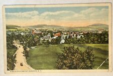 Birds Eye View Of  Oneonta New York. 1919￼Vintage Postcard NY picture