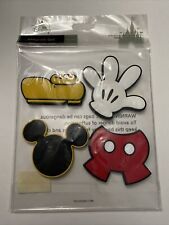 Disney Parks Mickey Mouse Body Parts Magnet 4 Pc Set NEW picture