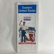 VTG EXXON Road Map 1978 Eastern United States Road Map Tiger Tips Litho USA picture