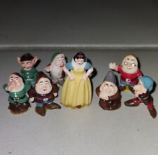 Vintage Disney 1960's Hong Kong Figurines Disneykin Snow White & The 7 Dwarfs  picture