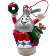 Vintage Hershey's Chocolate Kiss Christmas Ornament 1995 Vinyl Rubber Holiday picture