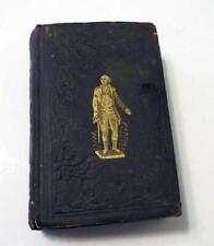1817 RARE MINI ANTIQUE BOOK LIFE OF GEORGE WASHINGTON US REVOLUTION WAR picture