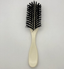 Vintage Nylon Stiff Bristle Hair Brush Cream Color 7.5 Inch picture