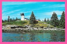 Burnt Island Lighthouse, Boothbay Harbor, Maine ME Post Card picture