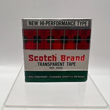 Vintage 3M Scotch Brand Transparent Tape No. 600 - New Old Stock SEALED picture
