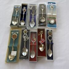 Souvenir Collectors Spoons Lot of 10 Assorted Collectible picture