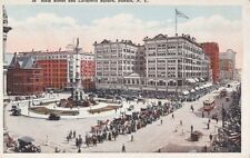 Buffalo NY Postcard Main Street and Lafayette Square Linen Unused picture