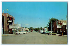 c1950's Hub City National Bank Houtz Drugstore Main Street Limon CO Postcard picture