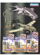 2009 Action Figures PRINT AD - Terminator Salvation Hunter Killer A-10 Warthog picture