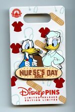 Disney Nurse Nurses Day 2023 Donald & Daisy Duck Pin on Card picture