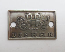 1920's 1930's Vintage Chrysler Cadillac Buick GM FISHER Coach Body Tag Emblem picture