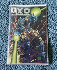 X-O Manowar No 0 Chromium Cover - 1993 Valiant Comics - SILVER Edition - Sleeve picture