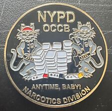 NYPD OCCB Narcotics Division New York Police Organized Crime Control Bureau Coin picture