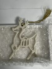 LENOX  PORCELAIN REINDEER Christmas Ornament 3