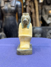 RARE ANCIENT EGYPTIAN ANTIQUES Stone Figure for Goddess Sekhmet Lion Egypt BC picture