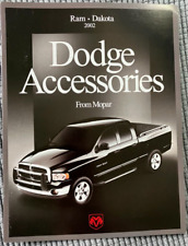 2002 Dodge Ram and Dakota Accessories by Mopar - Vintage 18-Page Dealer Brochure picture