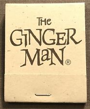 Vintage FULL 20 Strike Matchbook - The Ginger Man Texas Locations picture