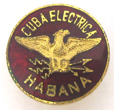 early vintage CUBA ELECTRICA HABANA collar stud 3/4