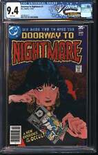 D.C Comics Doorway to Nightmare 1 2/78 FANTAST CGC 9.4 White Pages picture