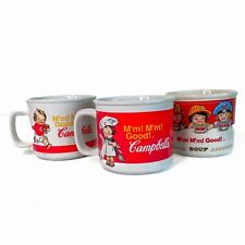 LOT OF 3 Vintage 1993 & 2004 Campbell’s Soup Mug Cup Bowl By Westwood 14oz RARE picture