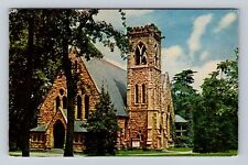 Charlottesville VA-Virginia, University Chapel, Antique, Vintage c1937 Postcard picture